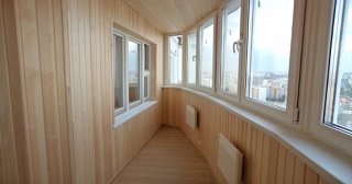 Отделка, остекление, утепление балконов в бору от 204 руб. м/2.